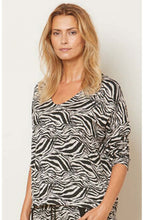 Bianca Zebra Print Top