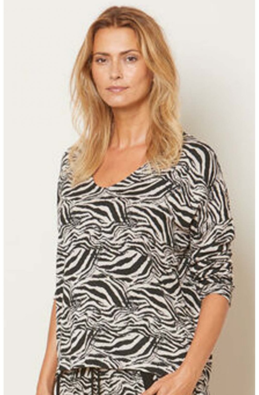 Bianca Zebra Print Top