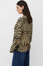 Bidia Travertine Graphic Weighted Jersey Top