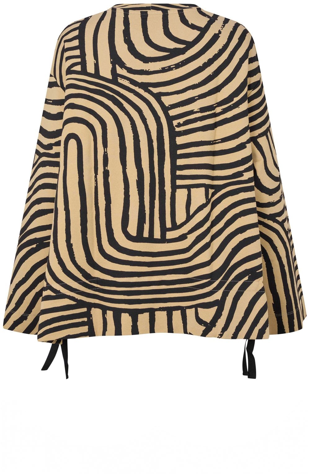 Bidia Travertine Graphic Weighted Jersey Top