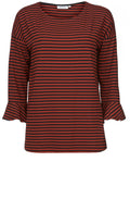 Birgit Striped Jersey Top