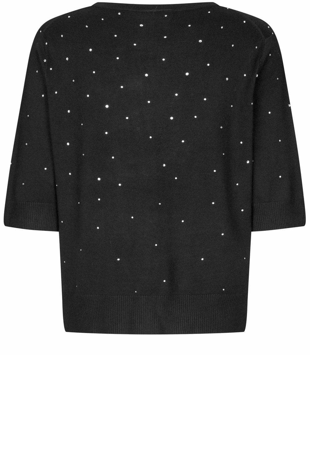 Black All Over Sparkle Faldine Jumper