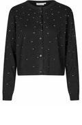 Black All Over Sparkle Lucindia Cardigan