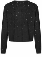 Black All Over Sparkle Lucindia Cardigan