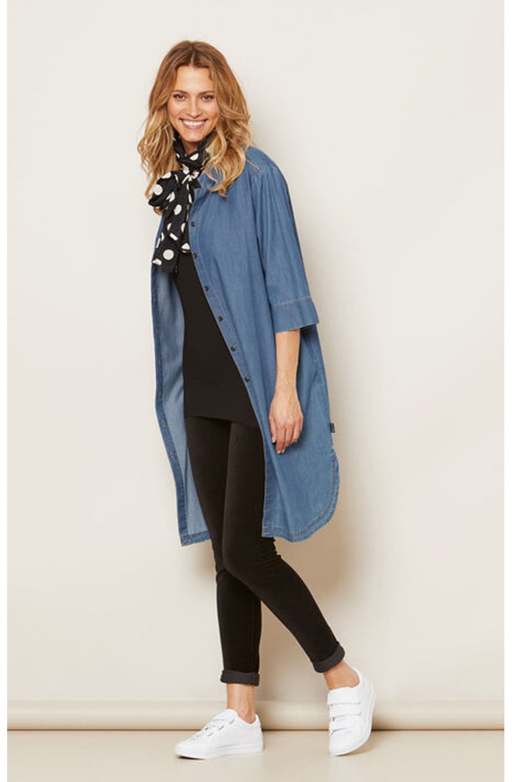 Black Along scarf