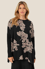 Black and Golden Floral Feluca Jumper
