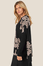 Black and Golden Floral Feluca Jumper