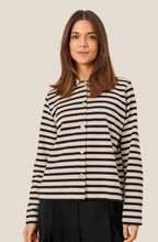 Black and Off White Inette Heavy Jersey Shirt