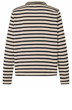 Black and Off White Inette Heavy Jersey Shirt