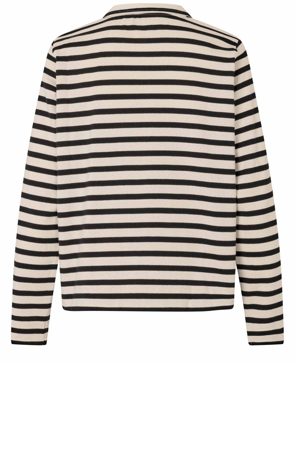 Black and Off White Inette Heavy Jersey Shirt