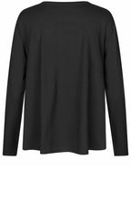 Black Diamante Badisna Jersey Top