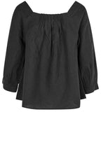 Black Duffy Blouse