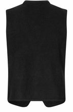 Black Fine Knit Lyric Waistcoat