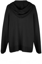 Black Fiola Hooded Jumper