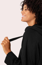 Black Fiola Hooded Jumper
