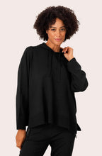 Black Fiola Hooded Jumper