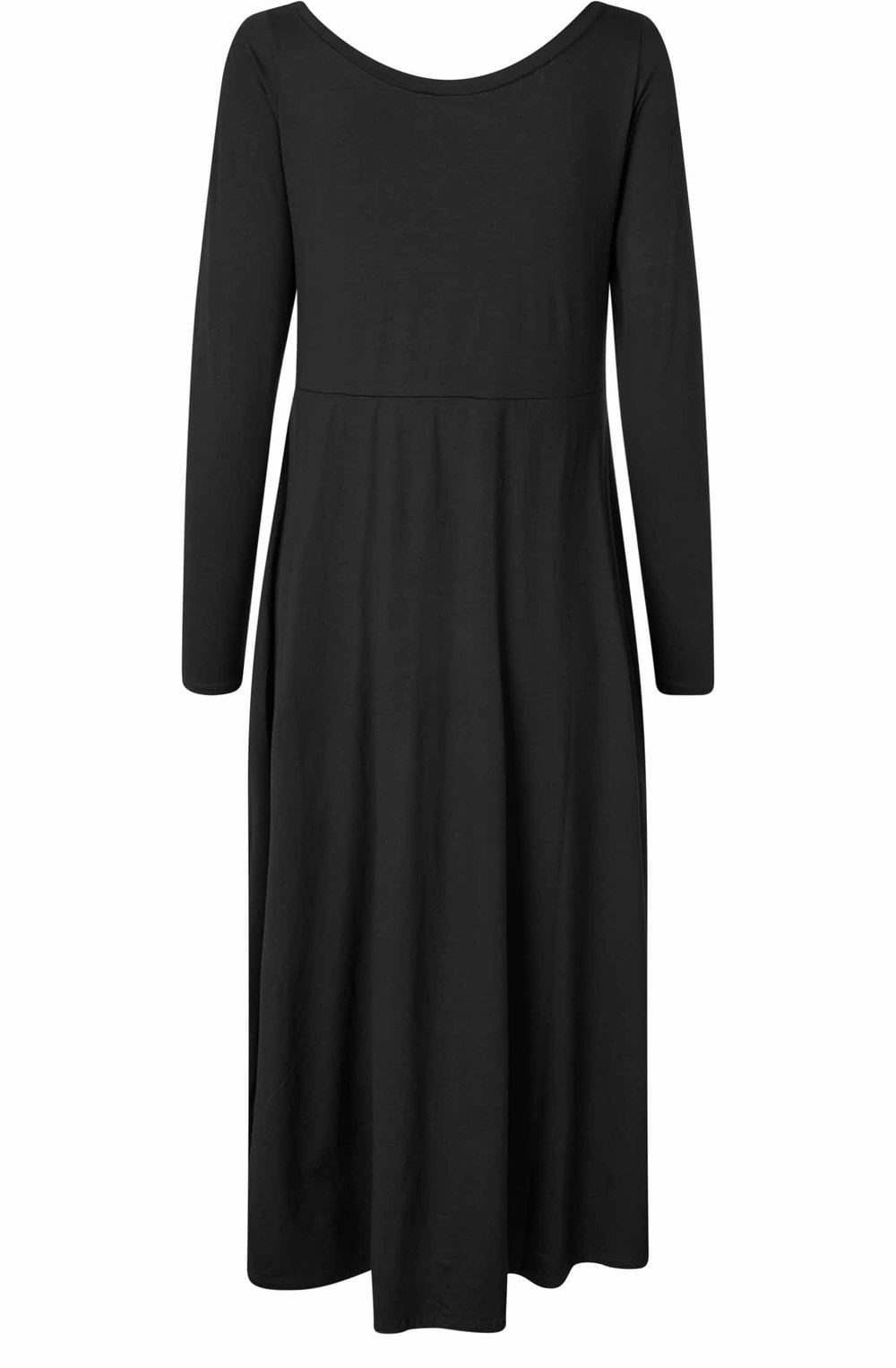 Black Nubelle Jersey Tulip Dress