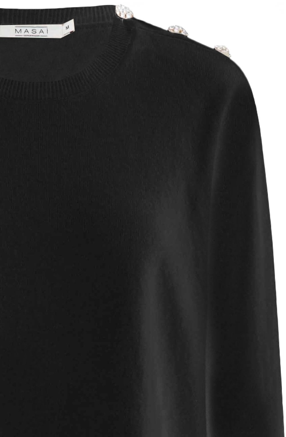 Black Pearl Button Filziana Jumper