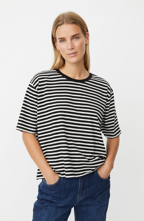 Black Striped Doreann T-Shirt