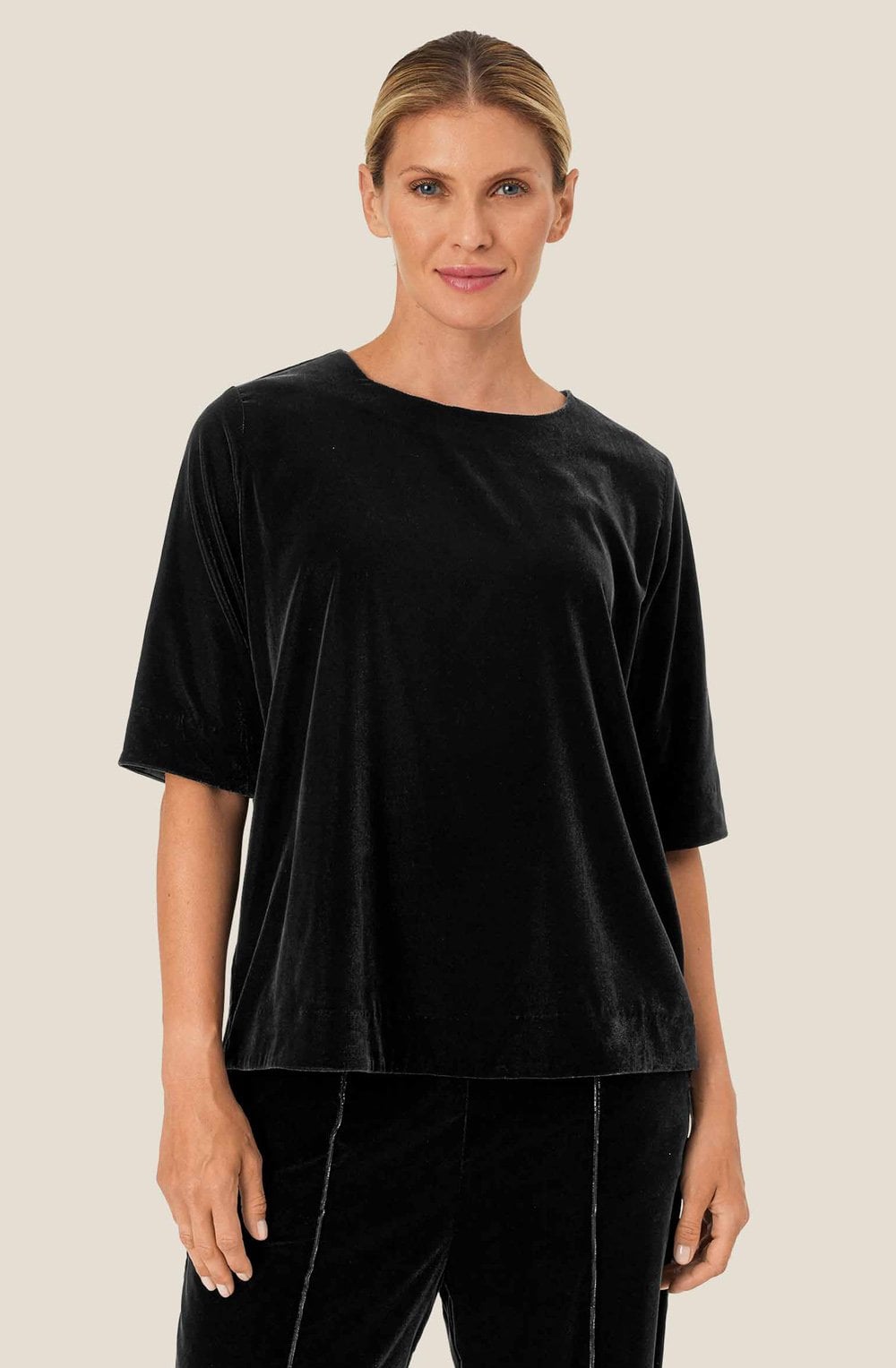 Black Velvet Daila Blouse