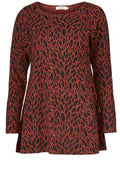 Blanca Patterned Jersey Top
