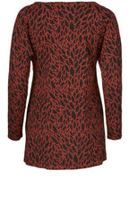 Blanca Patterned Jersey Top