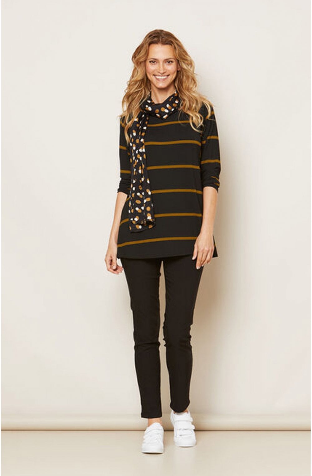 Blanca Striped Jersey Top