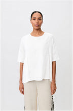 Blissea Oversize White Linen Top