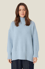 Blue Fog Chunky Knit Frydah Jumper