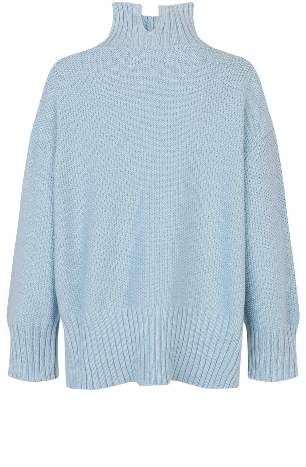 Blue Fog Chunky Knit Frydah Jumper