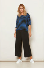 Bluma Blue Striped Top