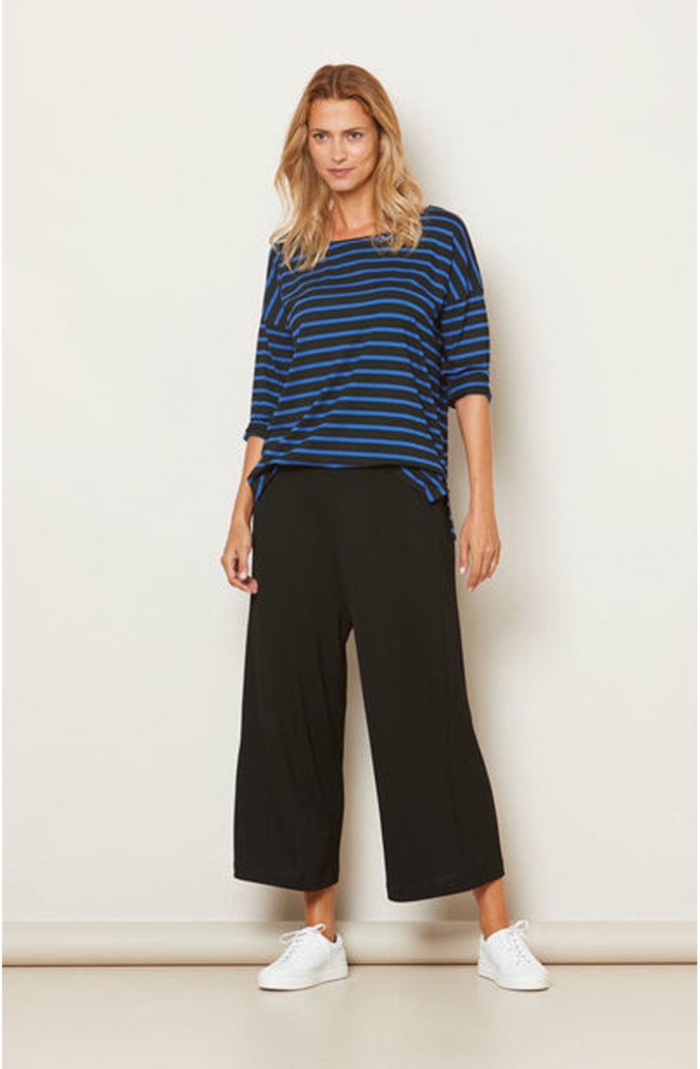 Bluma Blue Striped Top