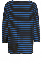 Bluma Blue Striped Top