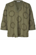 Boganda Green Floral Blouse