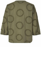 Boganda Green Floral Blouse