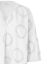 Boganda Jet Stream White Floral Blouse