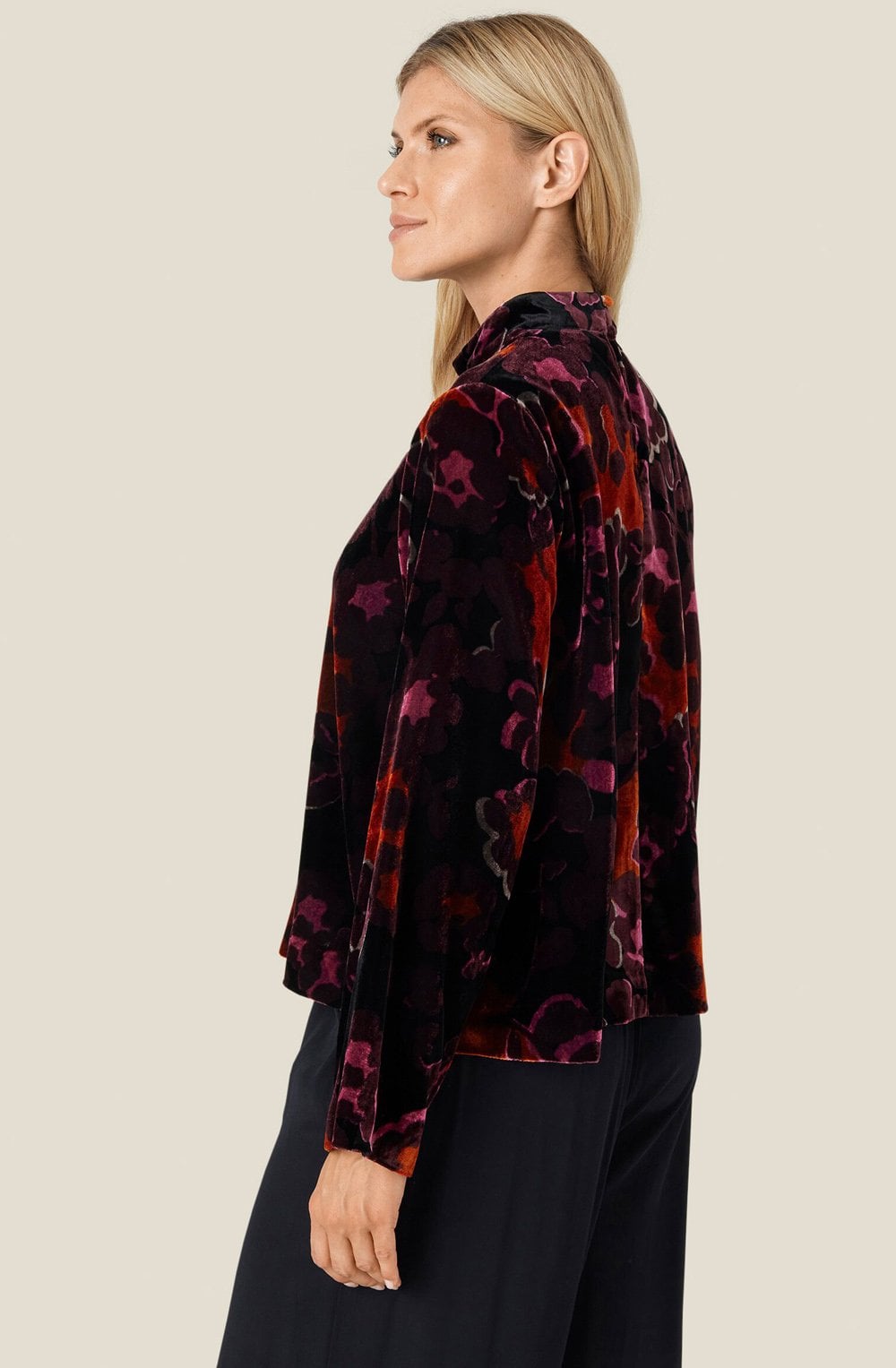 Bolette Potters Clay Velvet Top