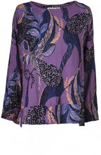 Borna Violet Bold Print Top