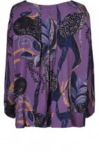 Borna Violet Bold Print Top