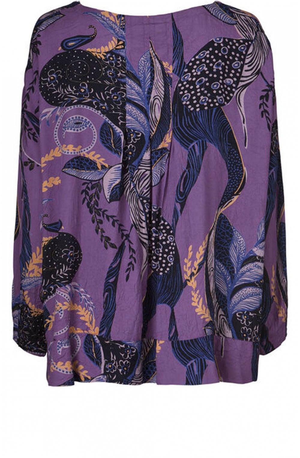 Borna Violet Bold Print Top