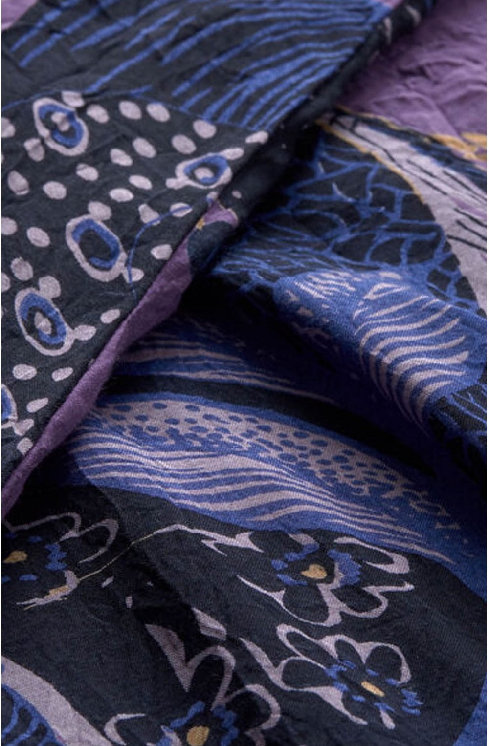 Borna Violet Bold Print Top