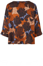 Bramila Autumnal Print Silk Touch Blouse