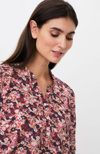 Brenitha Beet Red Foral Blouse