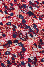 Brenitha Beet Red Foral Blouse