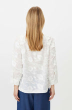 Brenya White Embroidered and Appliqué Floral Blouse