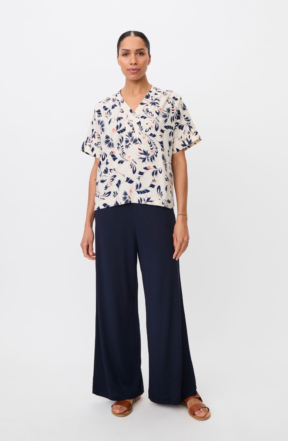 Briova Floral Print Top