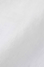 Bronai White Linen Pleated Blouse