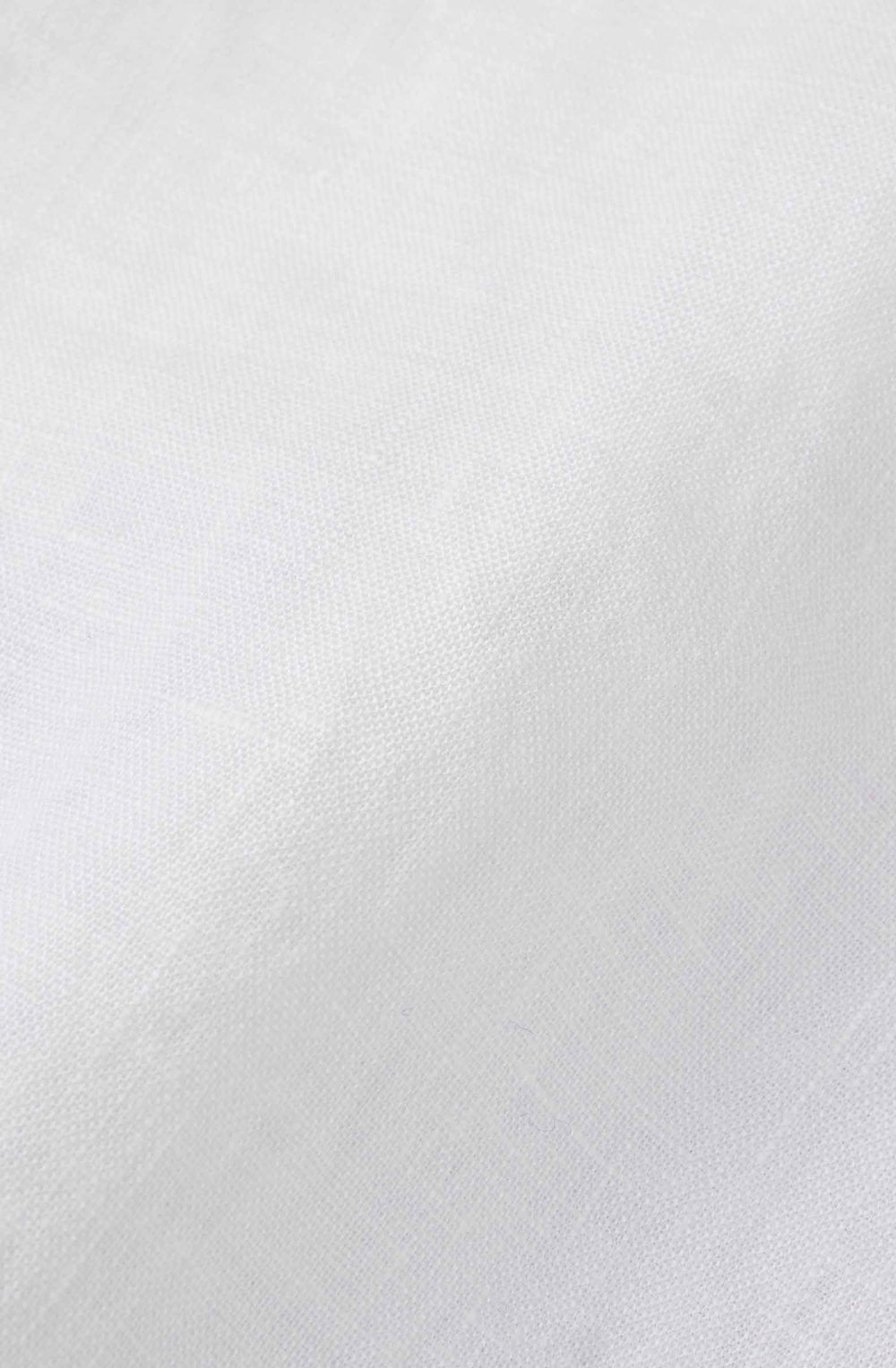 Bronai White Linen Pleated Blouse