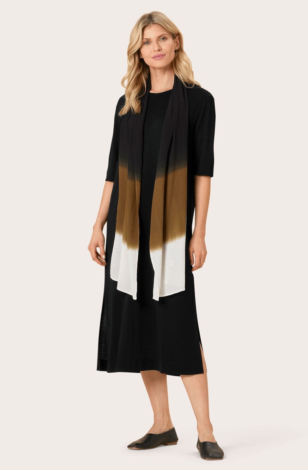 Bronze Brown Along Scarf