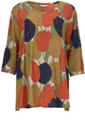 Bryssa Tulip Print Top
